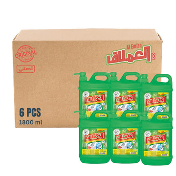 Al Emlaq Dishwashing 1800ML Apple | Pack of 6