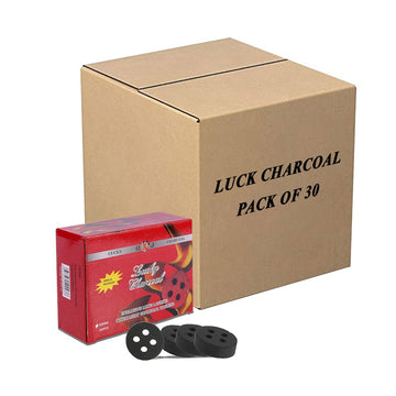 Jihan Charcoal Round 50MM | Pack of 30