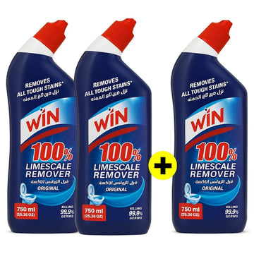 WIN Toilet Cleaner Original 750ml (2+1 FREE)