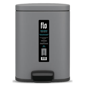 FLO DUSTBIN - ERGO TITANIUM GRAY 30L