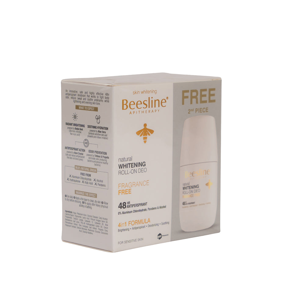 Beesline Whitening Roll On Deo Fragrance free 50ml + 4 IN 1 Cleanser 150ML