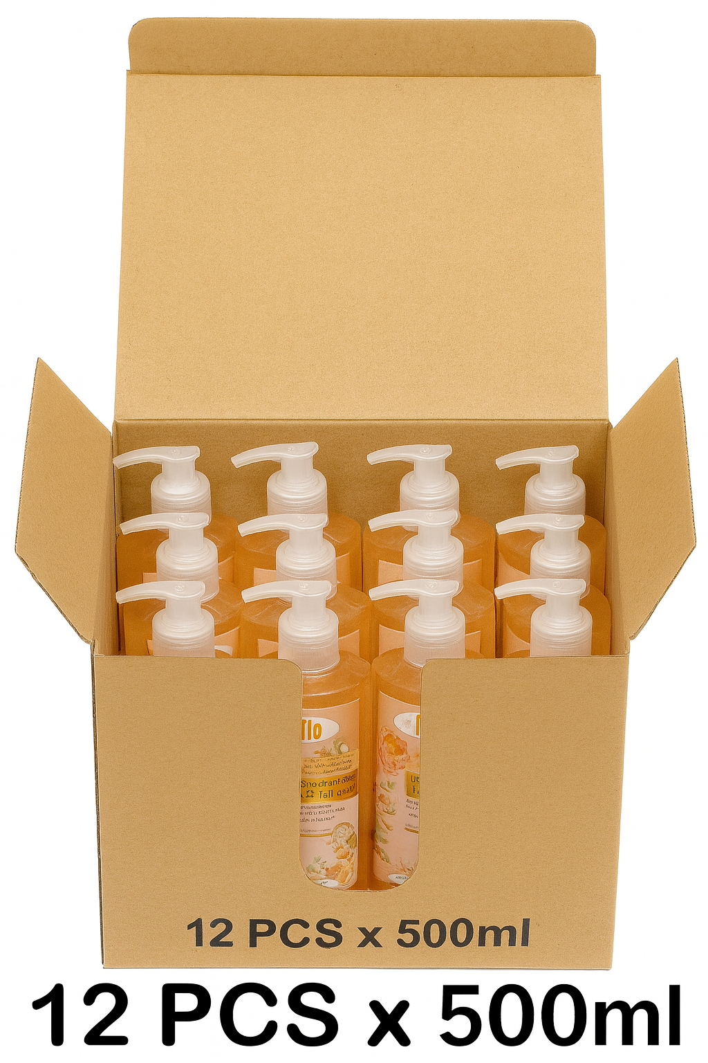 FLO Hand Wash Orange blossom 500ml-Pack of 12