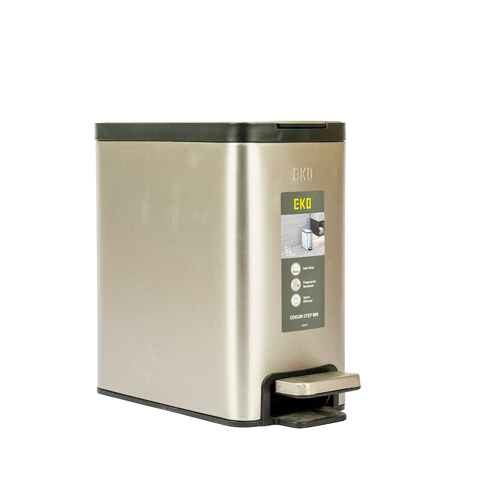 EKO 5L EDISON SLIM STEP BIN