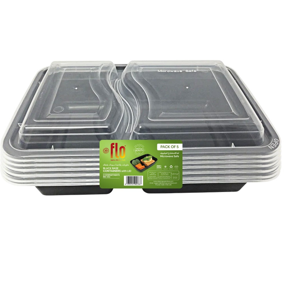 0002 قاعدة سوداء ذات حجرة MC مع غطاء - عبوة من 5 قطع