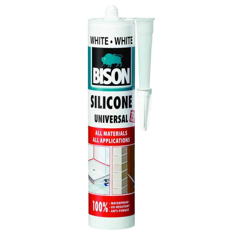 Bison Silicone Universal White CRT 280ML L133