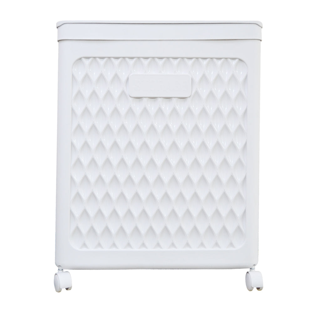 Laundry Basket 49x35x63.5CM - WHITE
