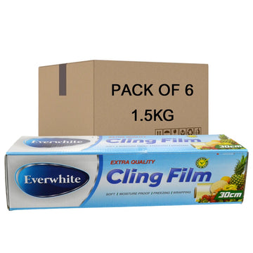 Everwhite Cling Film 30CM | 1.5KG-Pack of 6