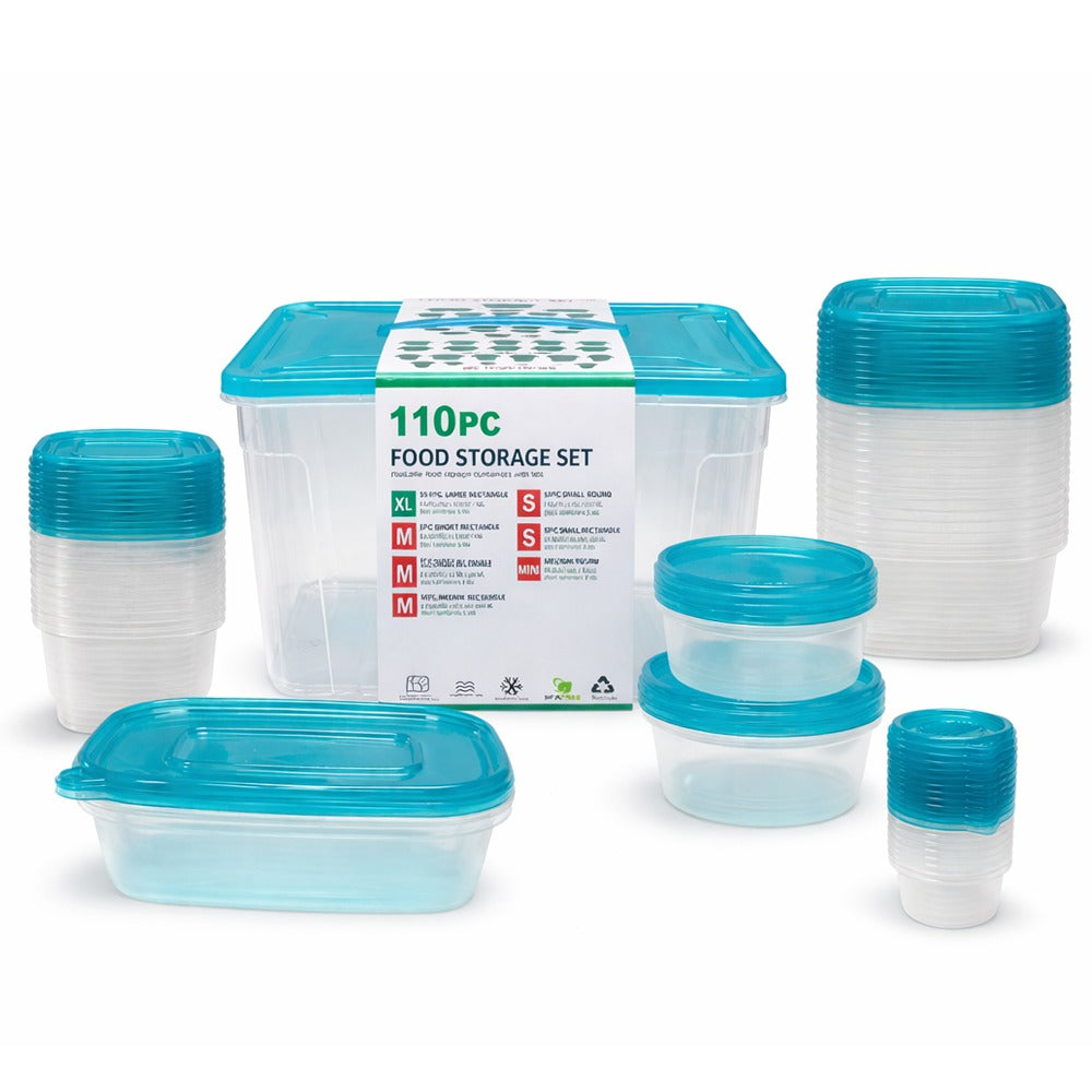 Plastic Container 110 pcs Set PP