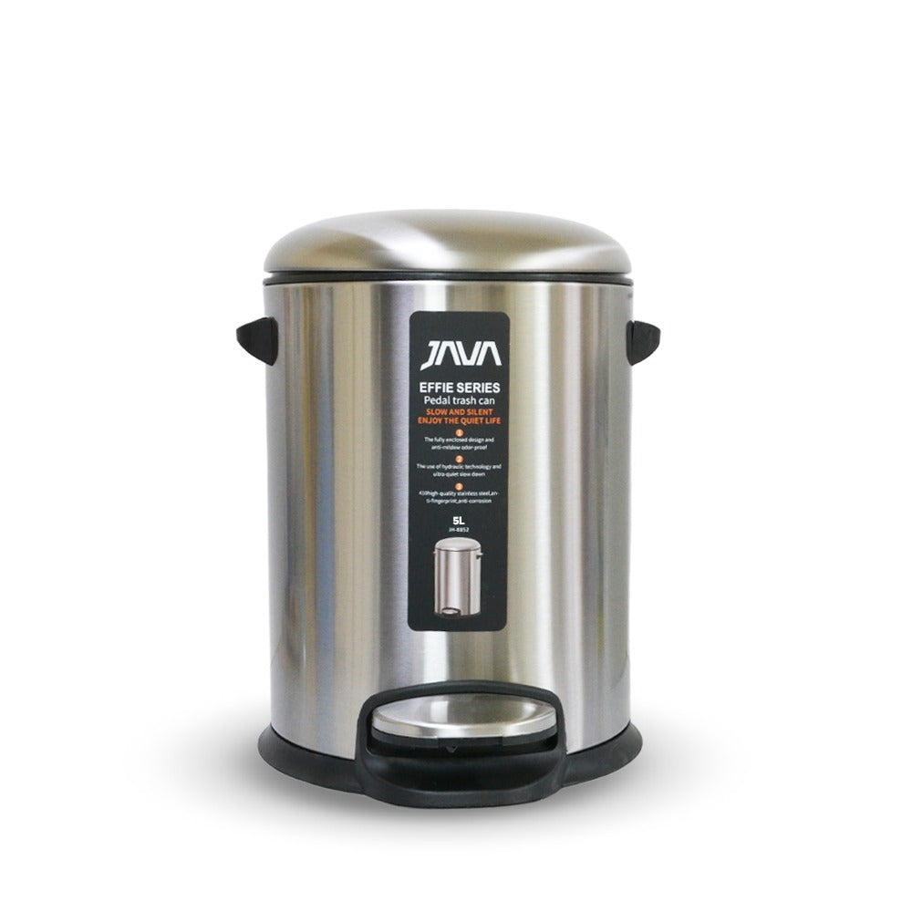 سلة مهملات فولاذية سعة 5 لتر جافا JH8853
