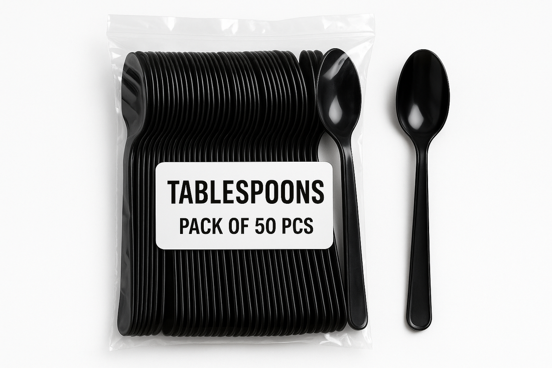BLACK TABLE SPOON PACK OF 50 PCS