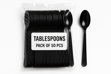 BLACK TABLE SPOON PACK OF 50 PCS