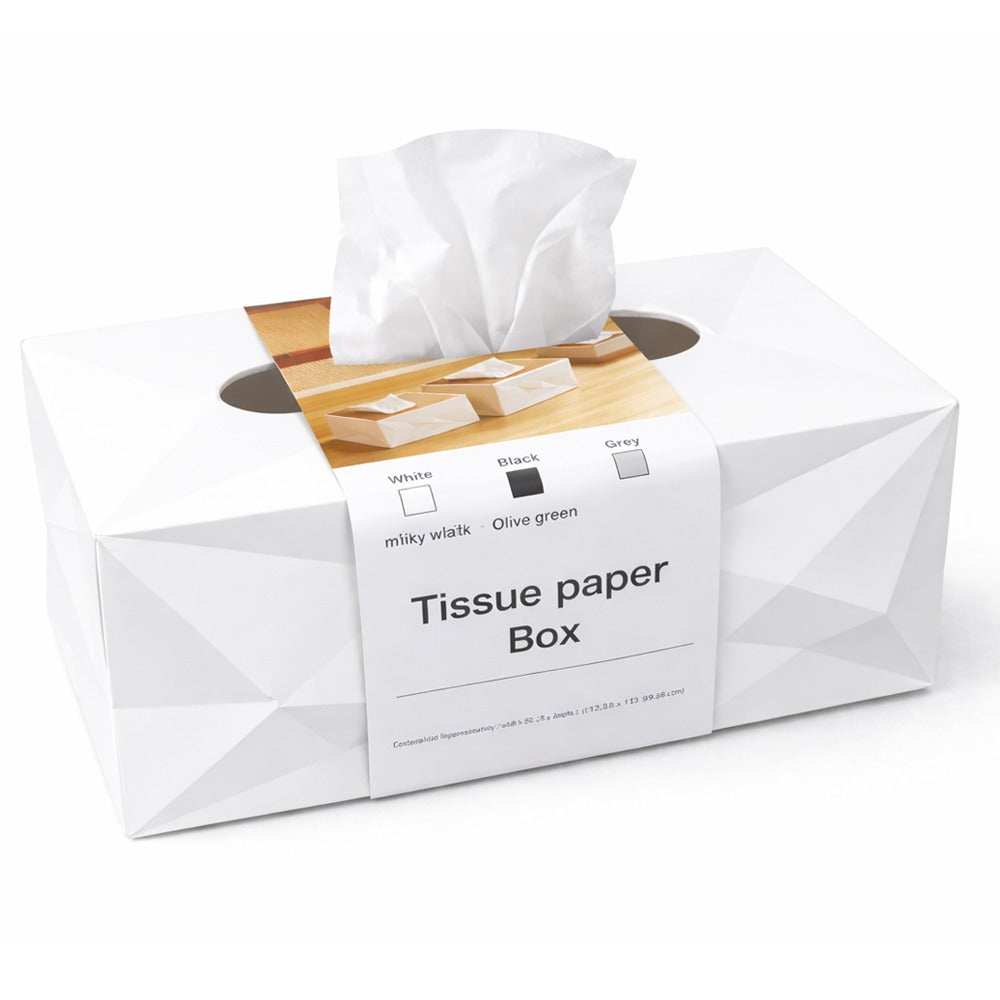 Tissue Box #7 White