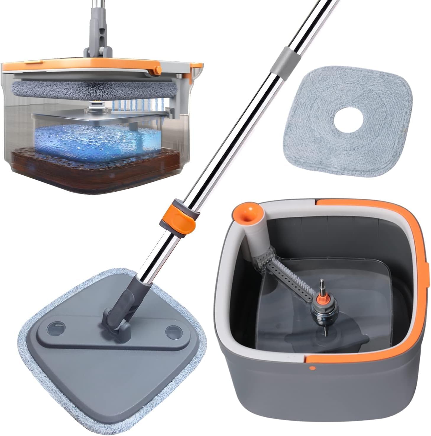 ممسحة دوارة مربعة من سي جي