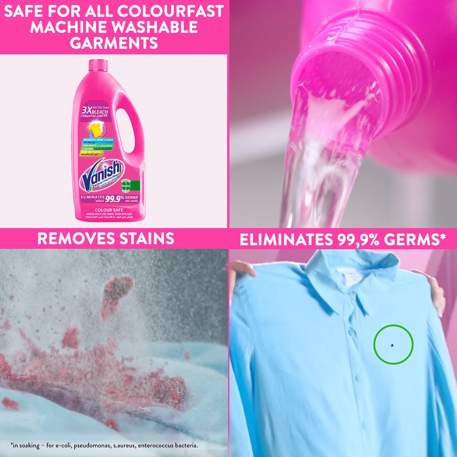 Vanish Pink Liquid 1L (Twin Pack)