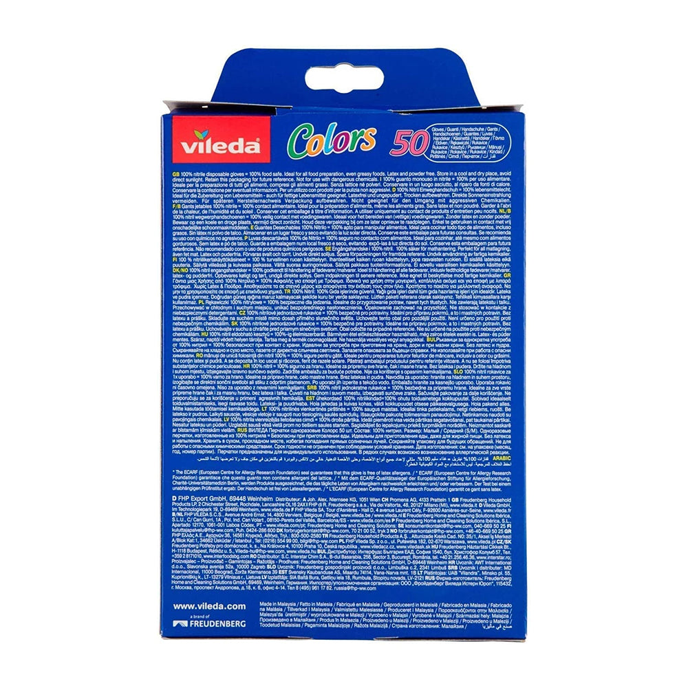 Vileda Gloves  Safe Hands 100 pcs / M