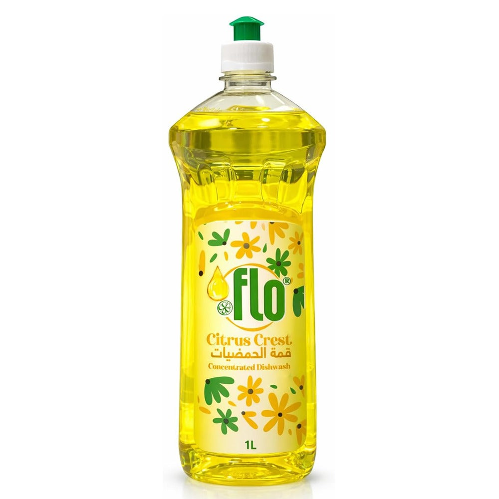 FLO Concentrated Dishwash Citrus Crest 1L