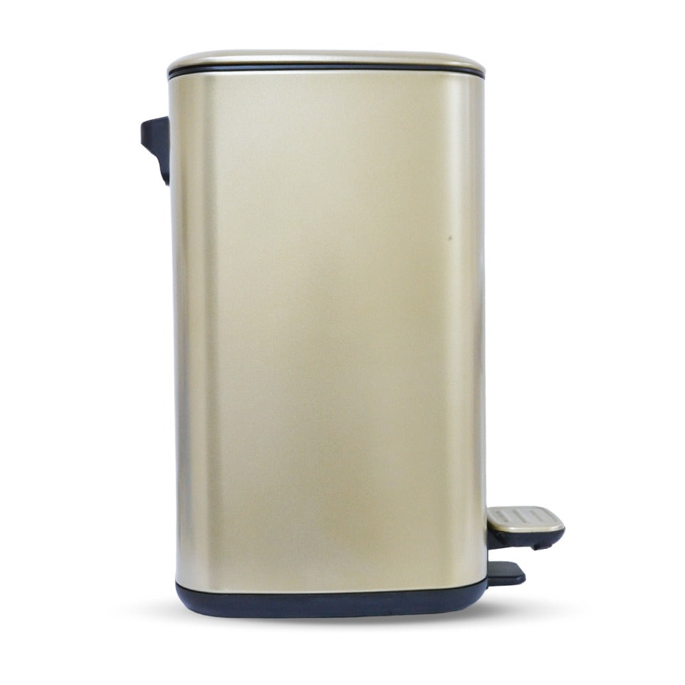 DUSTBIN 12L GOLDEN JAVA JH8857