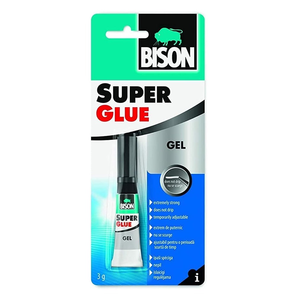 Bison Super Glue Gel CRD 3G L117