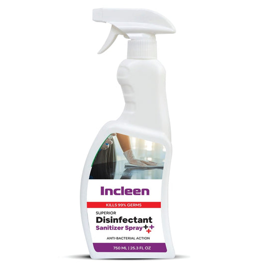 INCLEEN Sanitizer Spray 750ML -Pack of 12
