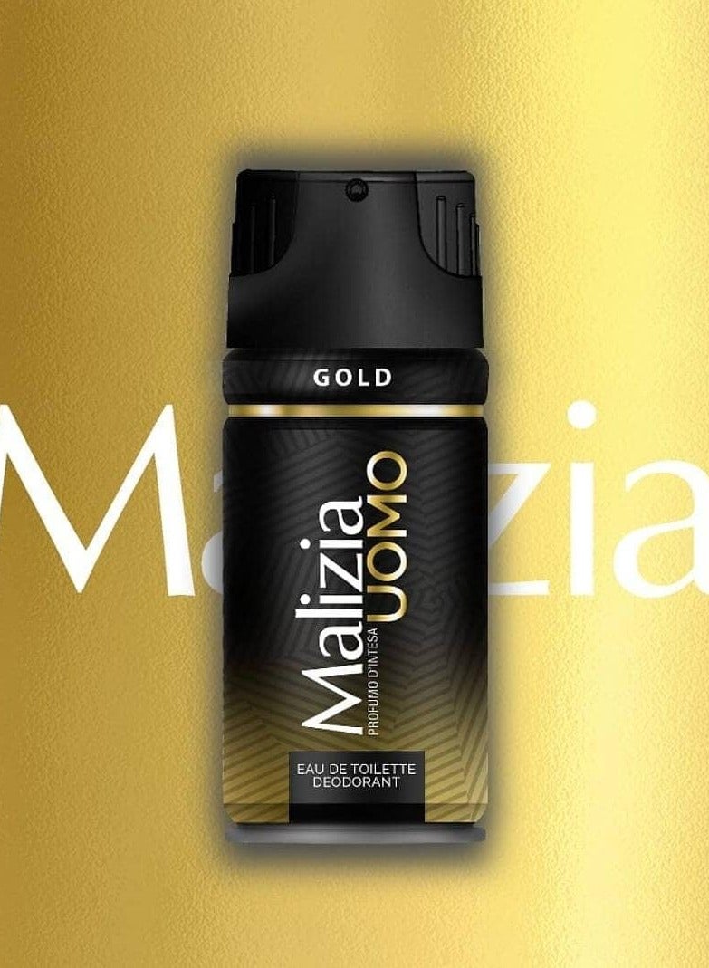 Malizia Uomo Deodorant Gold 150ml