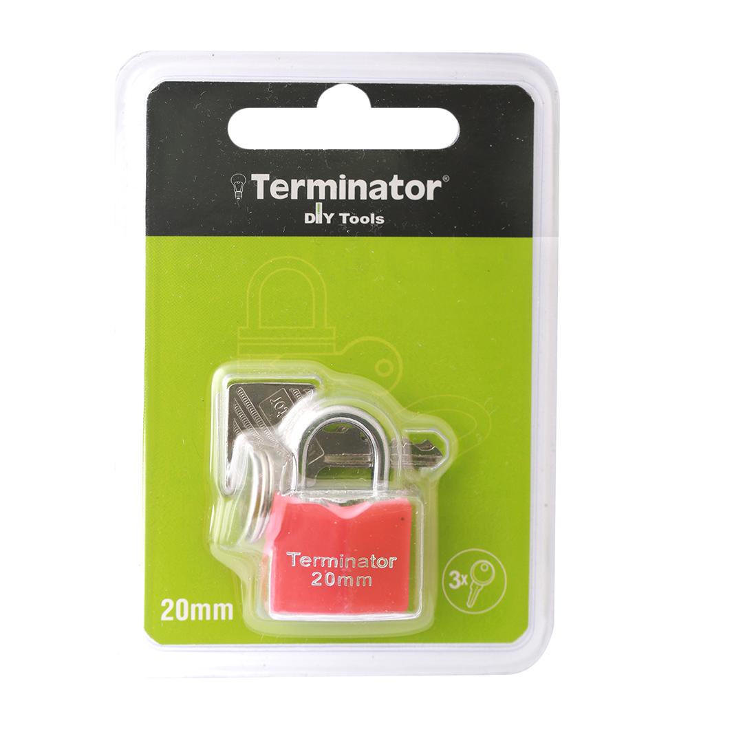 Terminator Pad Lock 30MM Red