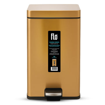 FLO DUSTBIN - MARINA BRONZE 12L