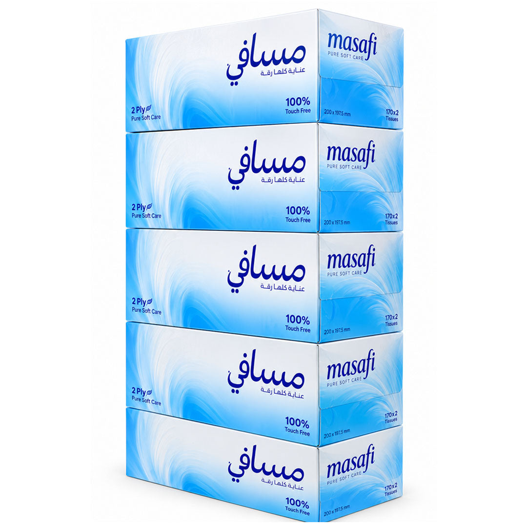 Masafi Facial Tissue 170 Sheets 2 ply Pack of 30