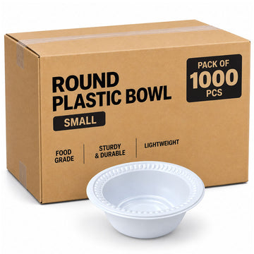 Round Plastic Bowl Small | Pack of 1000
