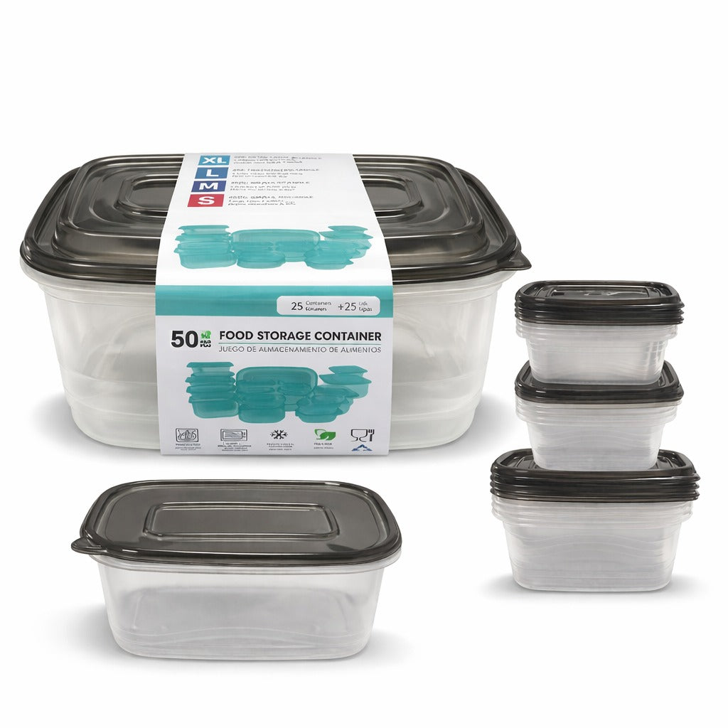 Container For Cleaner Plastic Container 50 pcs Set PP – Cleaning Superstore