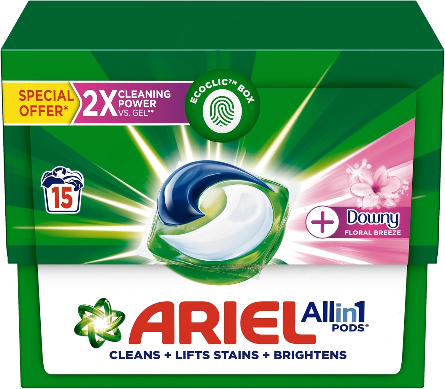 Ariel Pods Downy Floral Breeze 20.5gm