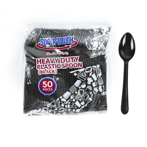 BLACK TABLE SPOON PACK OF 50 PCS
