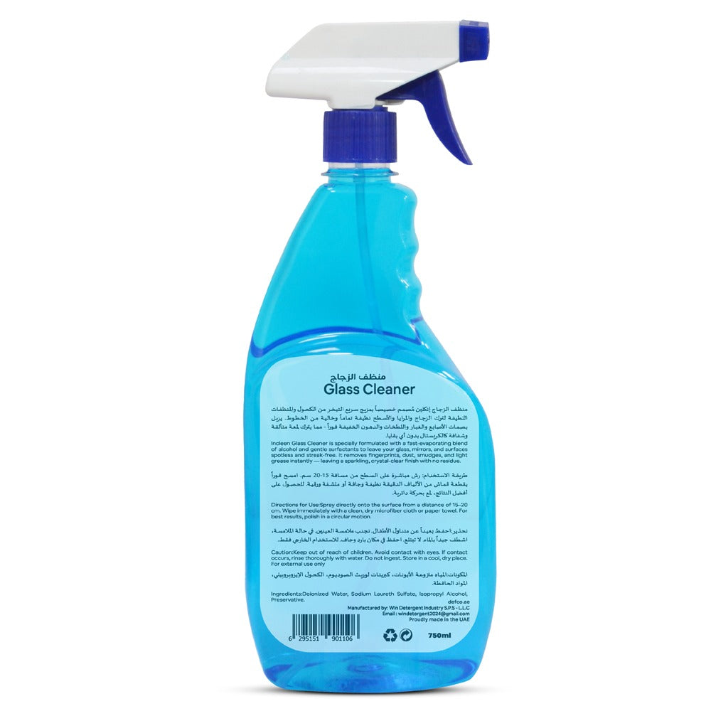 INCLEEN Glass Cleaner 750ML