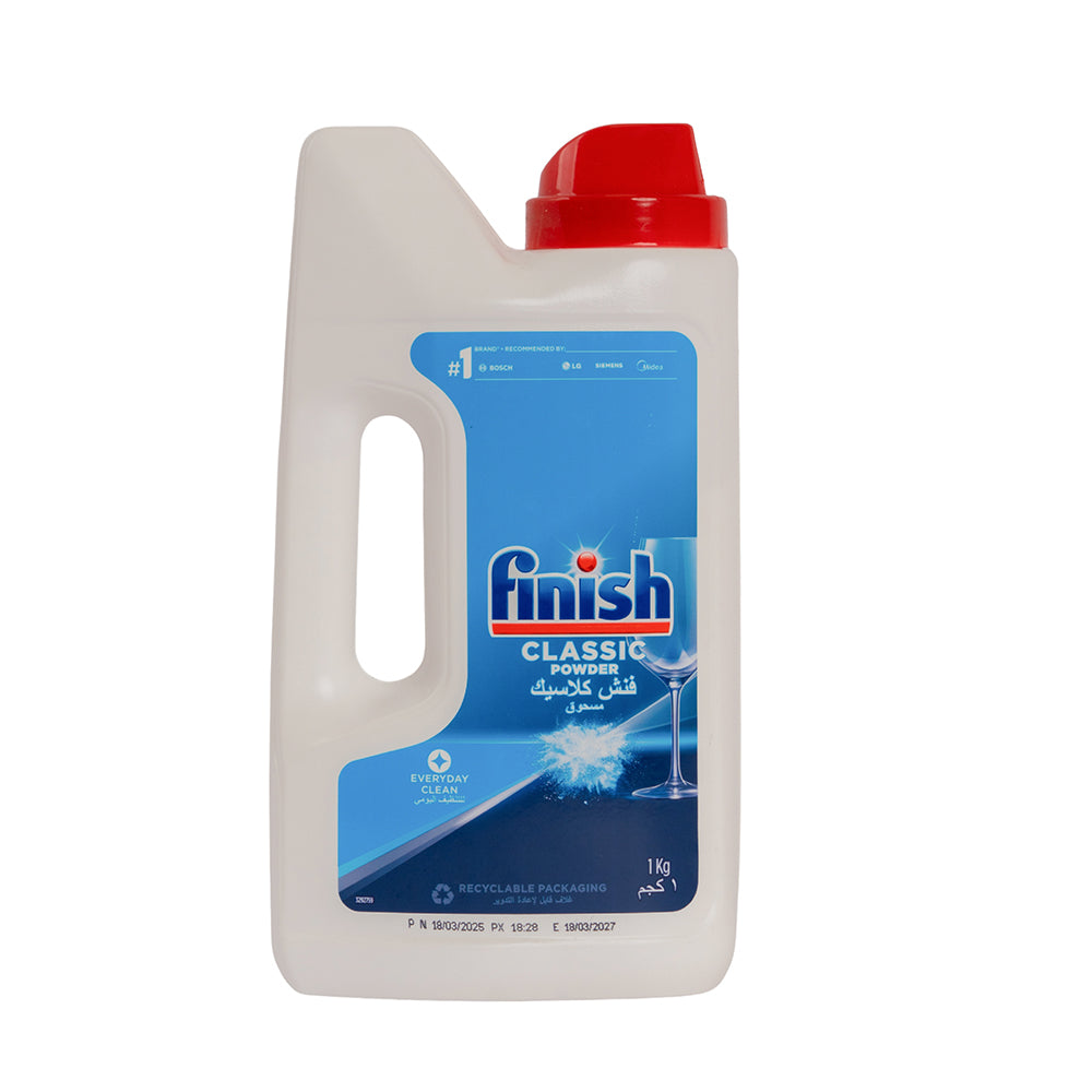 Finish Dishwashing Powder 1kg Regular