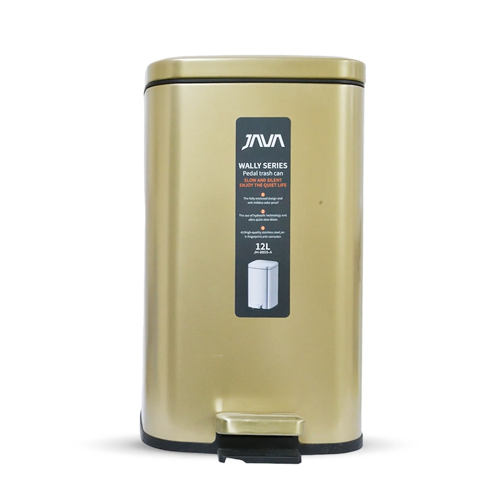 سلة المهملات 12 لترًا جولدن جافا JH8855A