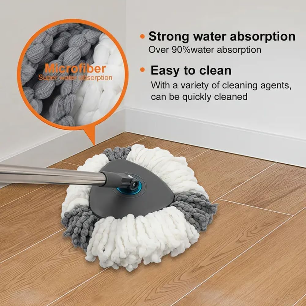 ممسحة دوارة CG TWINS مع دواسة