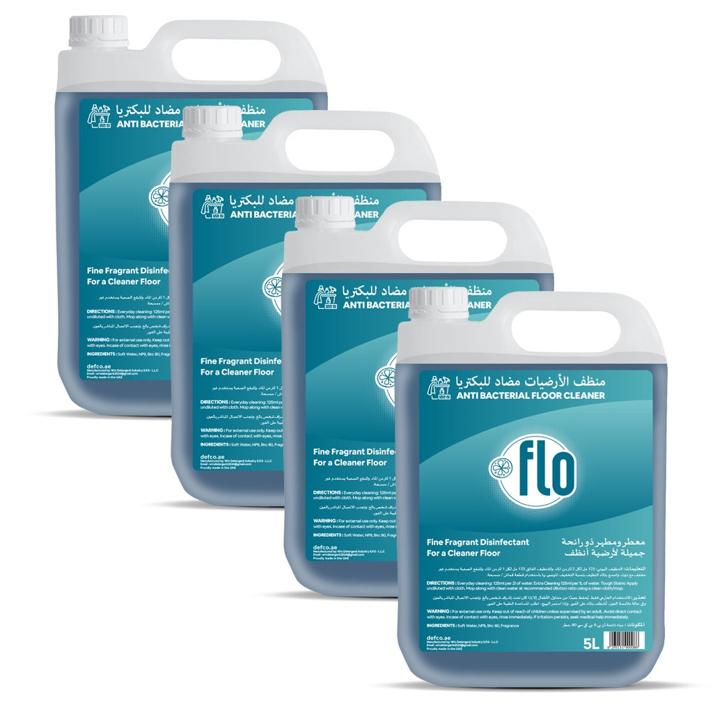 Anti bacterial floor cleaner pack 4