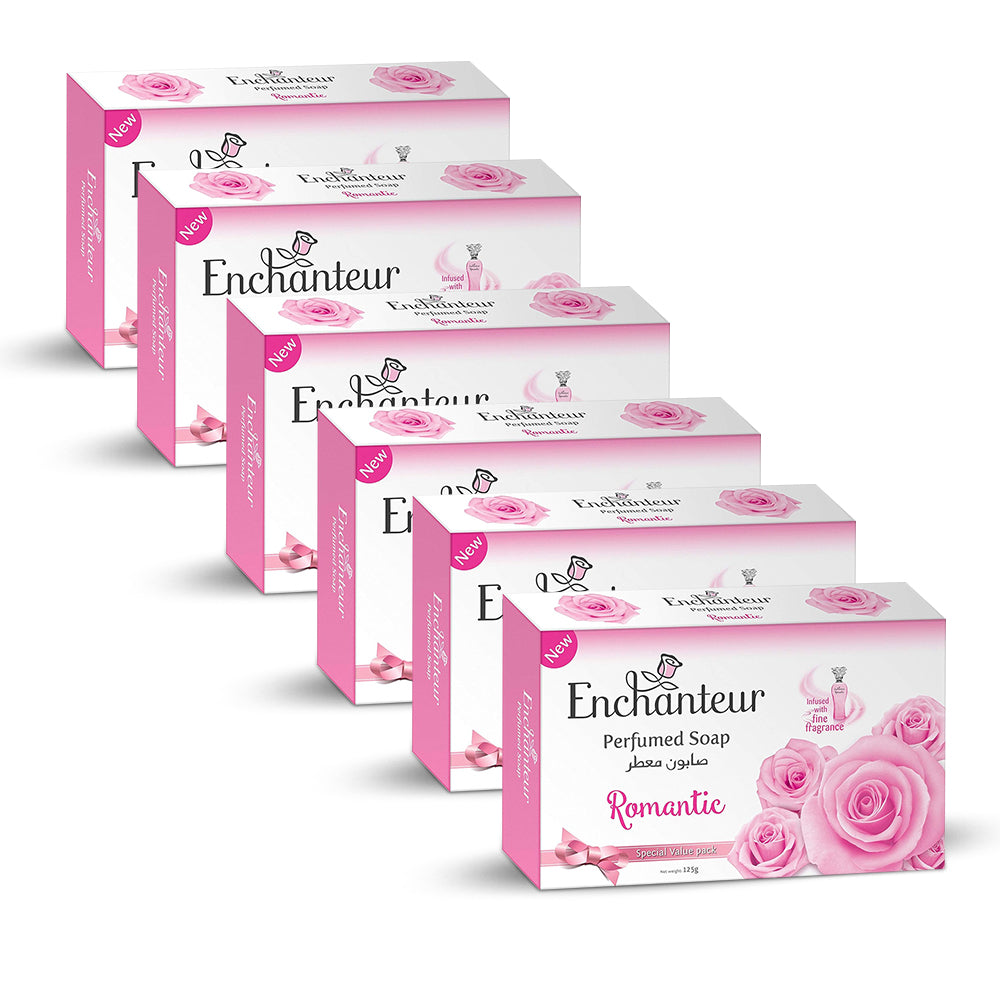 Enchanteur Perfumed Soap Romantic 125g (6 pcs)