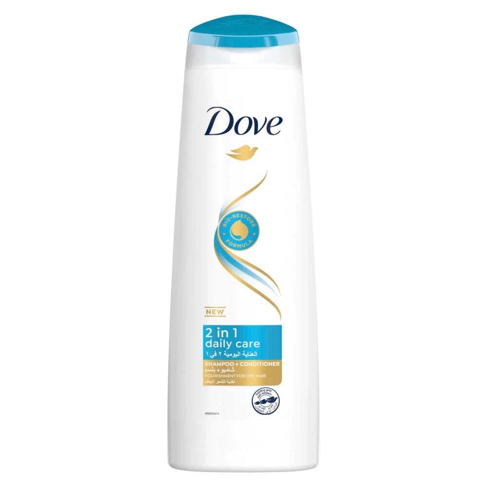 DOVE SHAMPOO 2 IN 1 DAILY CARE 400ML