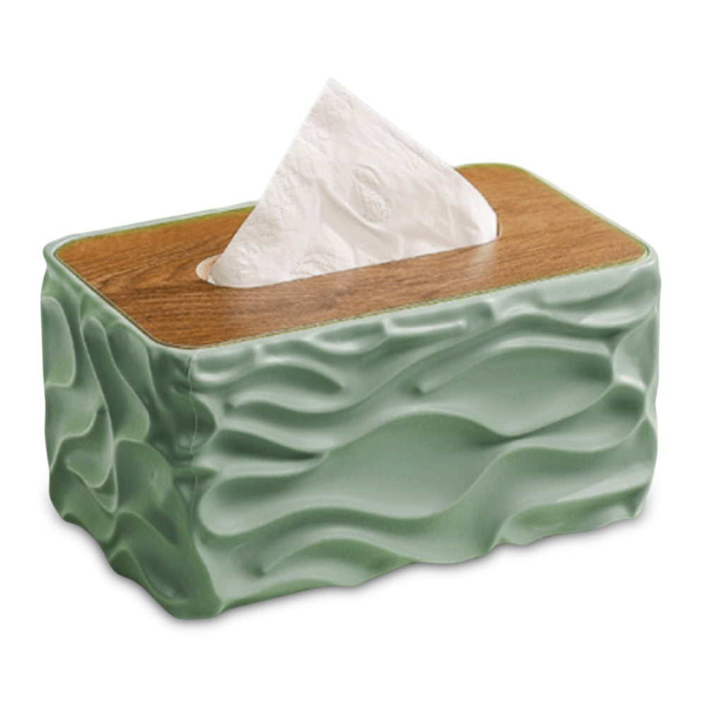 Tissue Box #6 Olive Green