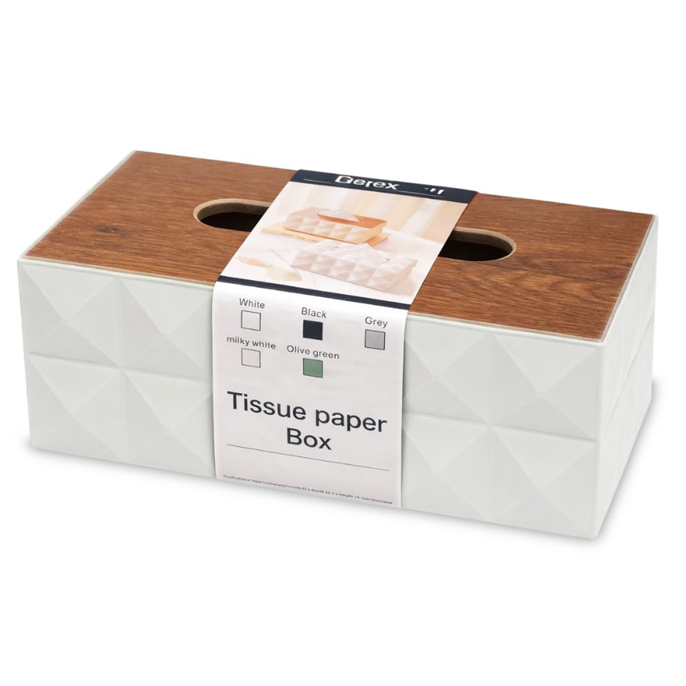 Tissue Box #5 White