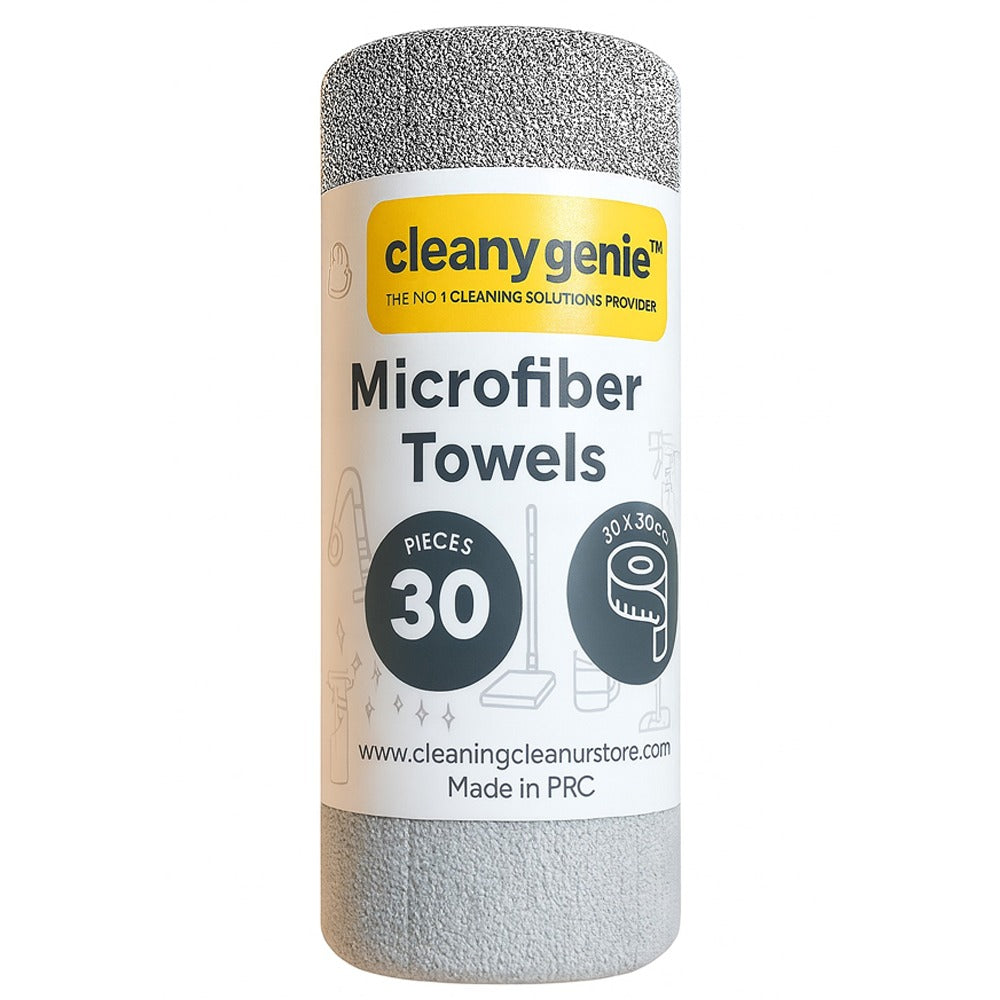 منشفة تنظيف من الألياف الدقيقة من كليني جيني - رمادي