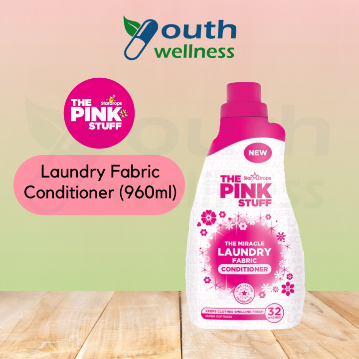 Stardrops The Pink Stuff The Miracle Laundry Fabric Conditioner 32 Wash 960ml