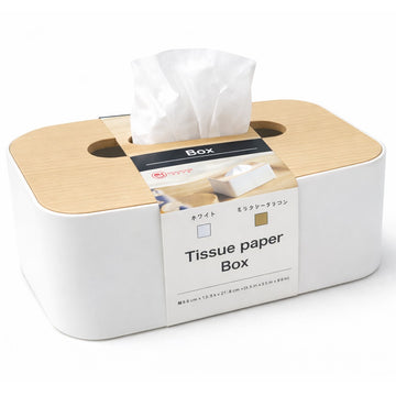 Tissue Box #3 White