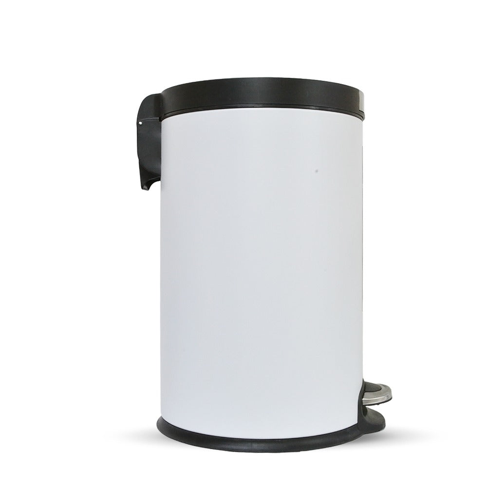 سلة مهملات 12 لترًا أبيض جافا JH8859