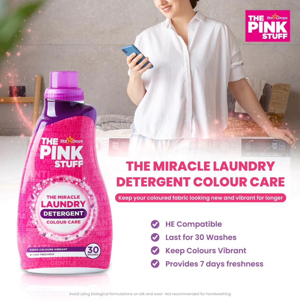 The Pink Stuff Colour Care Detergent 960ml