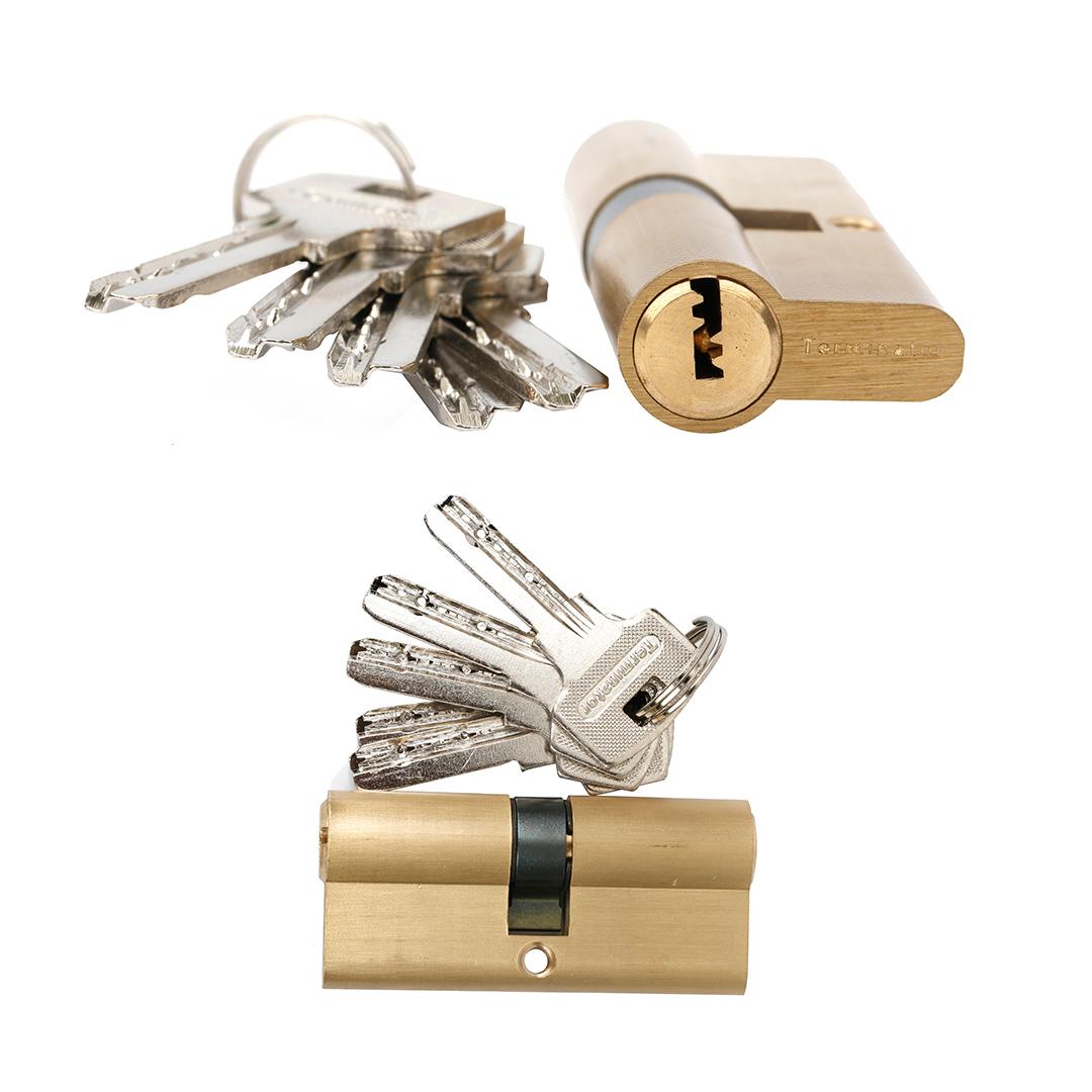 Terminator Cylinder Door Lock with 5 Keys (35X35X35SB)