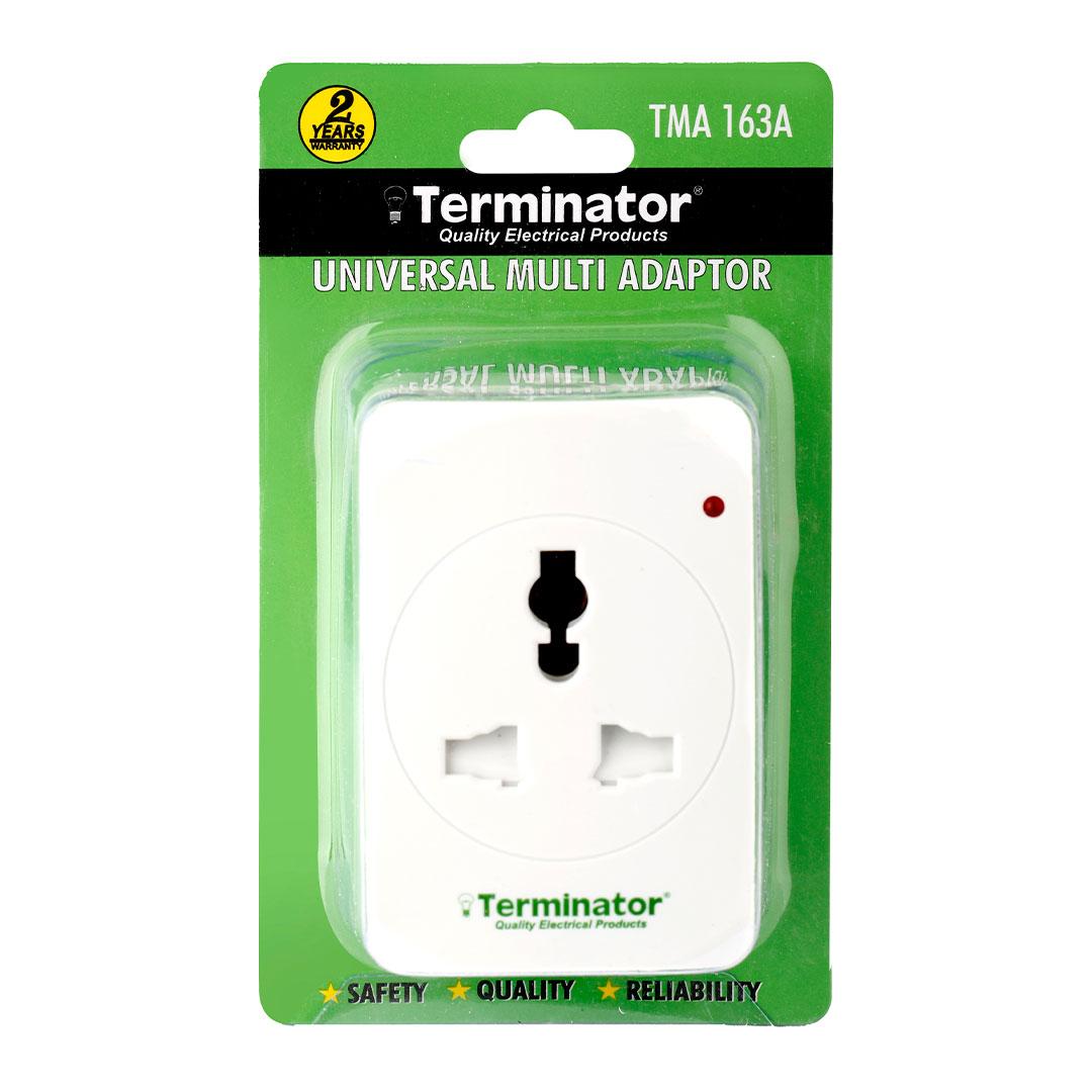 Terminator 3 Way Universal Multi Adaptor Esma Approved