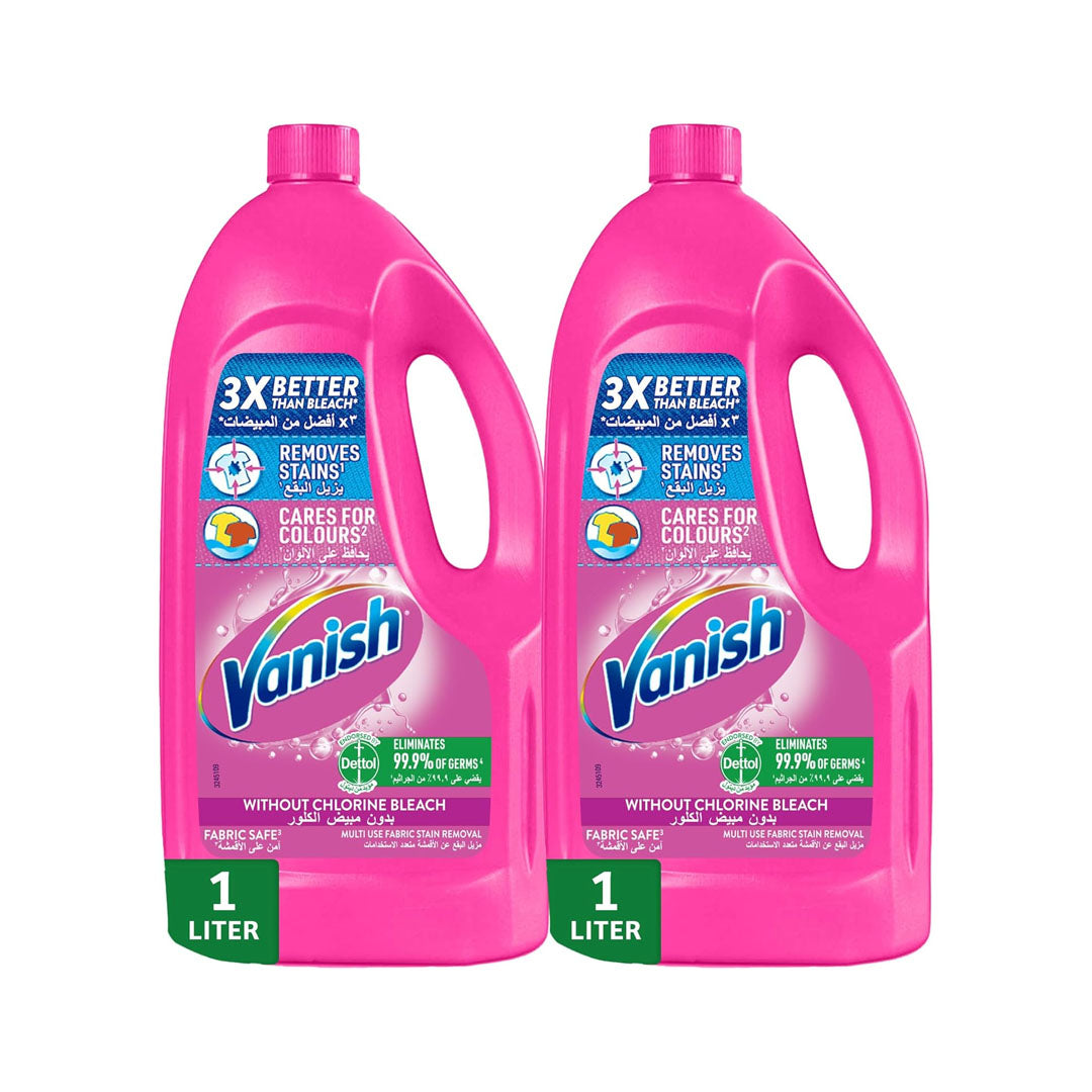 Vanish Pink Liquid 1L (Twin Pack)