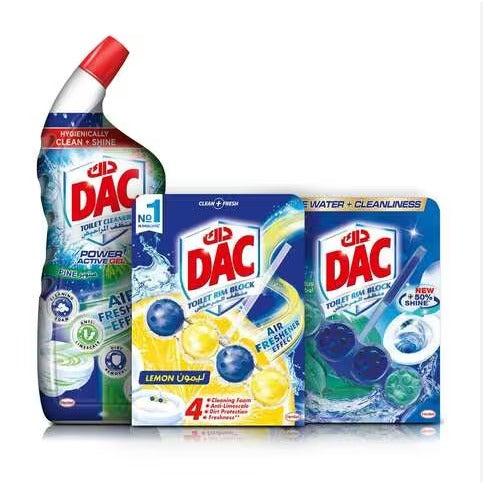 DAC Toilet Cleaner Pine 750ml + RB Lemon + RB Eucalyptus