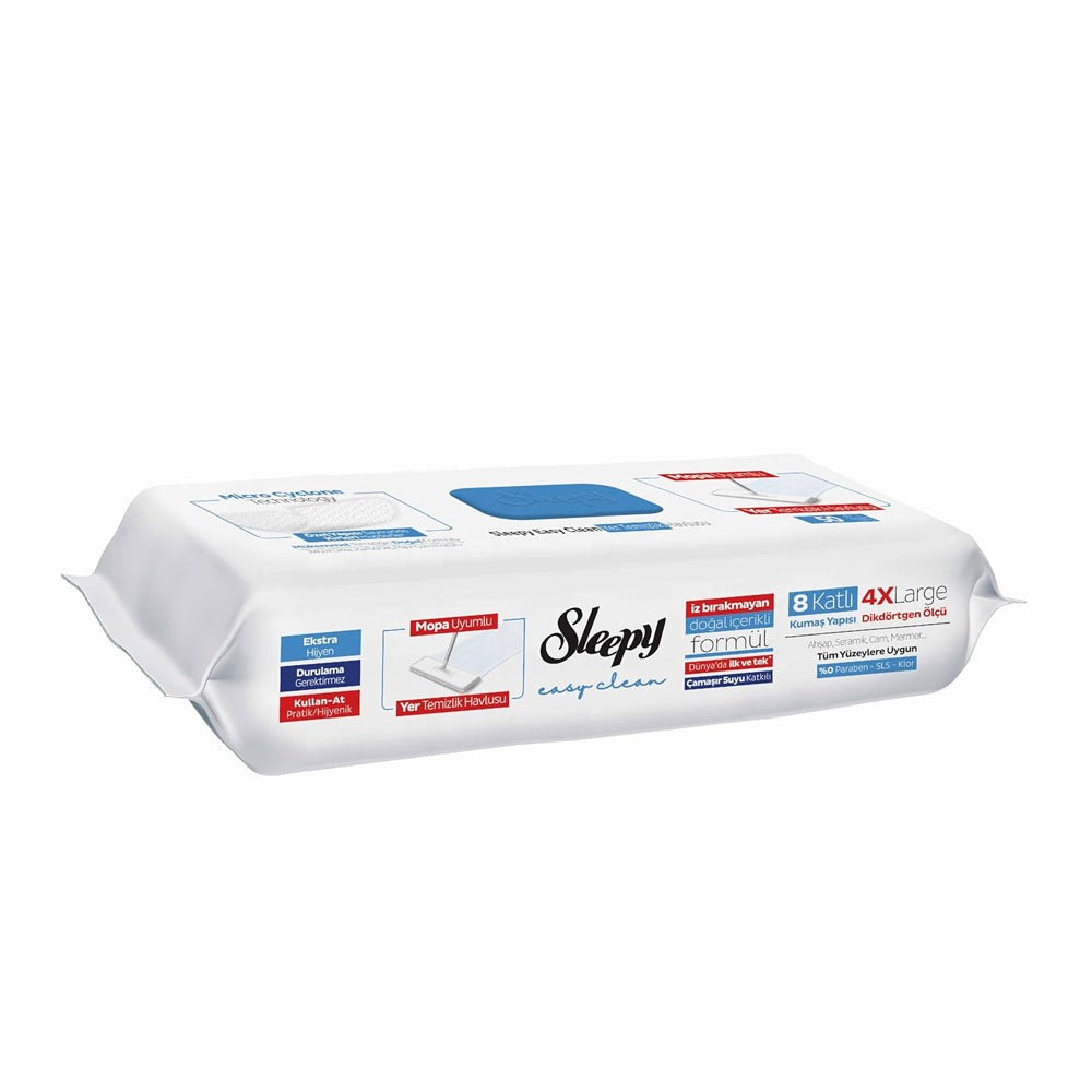 Sleepy Easy Clean Floor Cleaning Towel 50 pcs 4XL Bleach